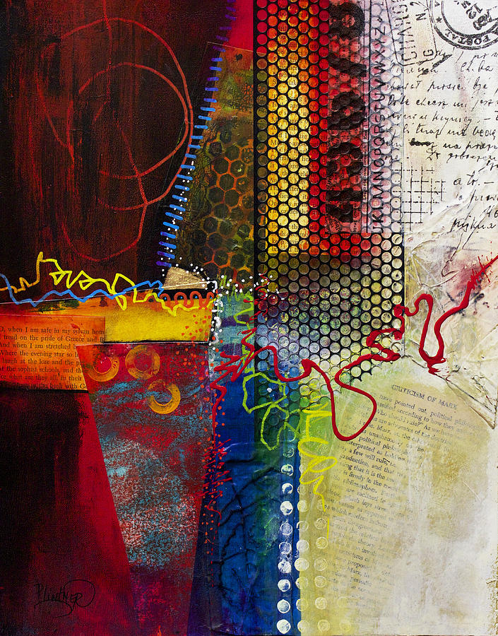 Collage Art 2 Painting by Patricia Lintner