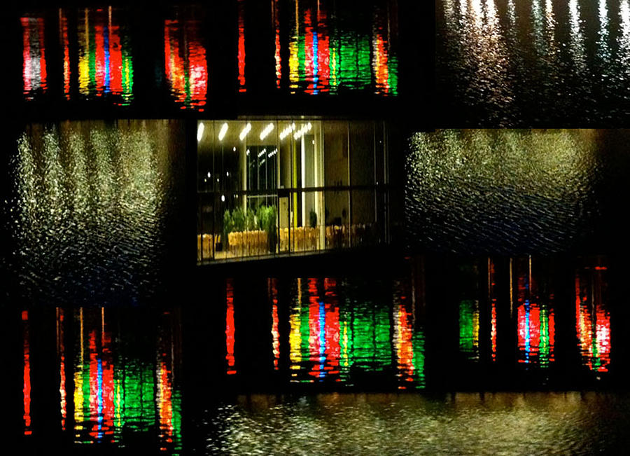 Light Photograph - Collage With Light by Sara Efazat Light Photograph - Collage With Light by Sara Efazat