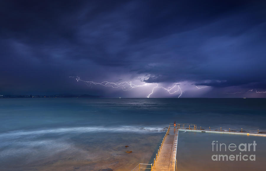 Collaroy Storms And Lightning Photograph