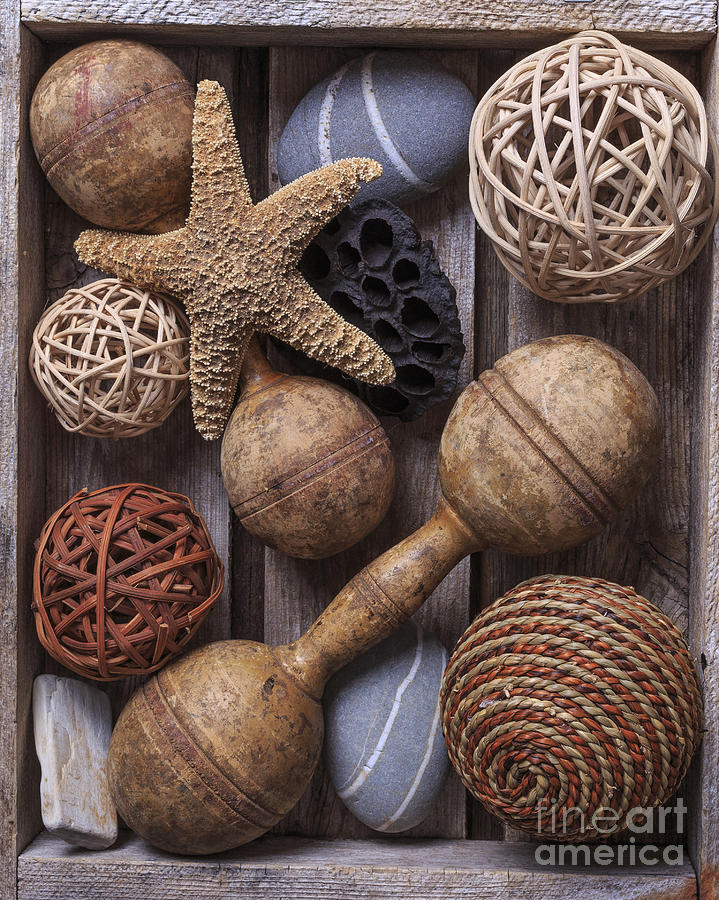 Still Life Photograph - Collected Treasures by Edward Fielding