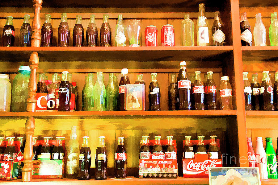 Collection Coca Cola Bottles  Photograph by Chuck Kuhn