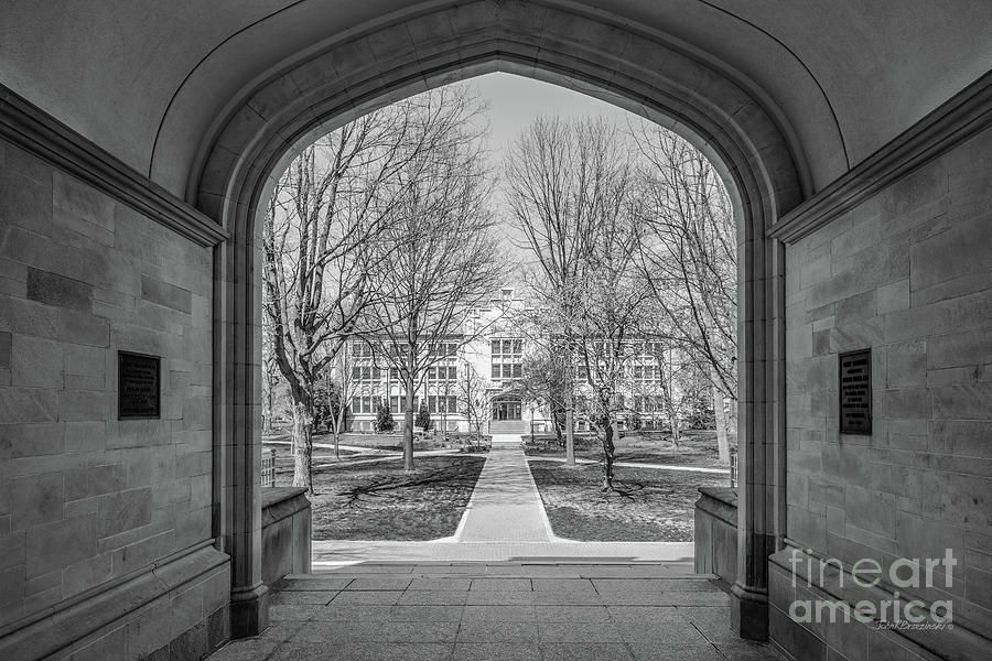 College of Wooster Kauke Hall Arch  Photograph by University Icons