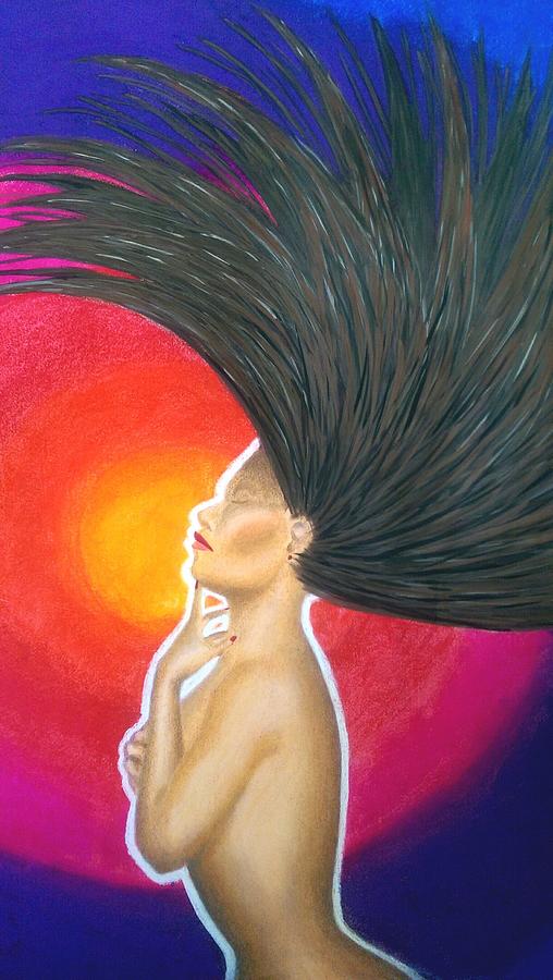 Sunset Mixed Media - Collide by Jasmine Perry
