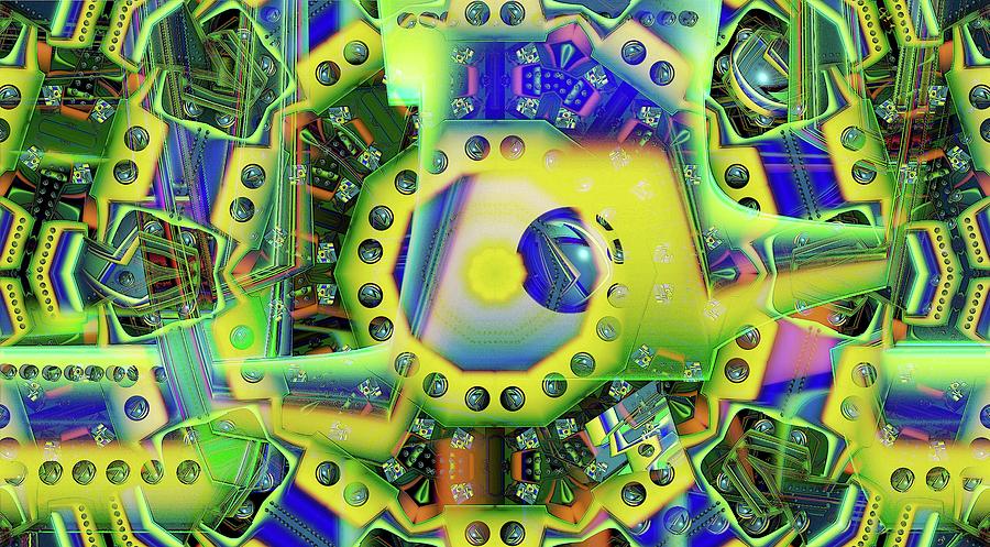 Collider Digital Art by Ronald Bissett