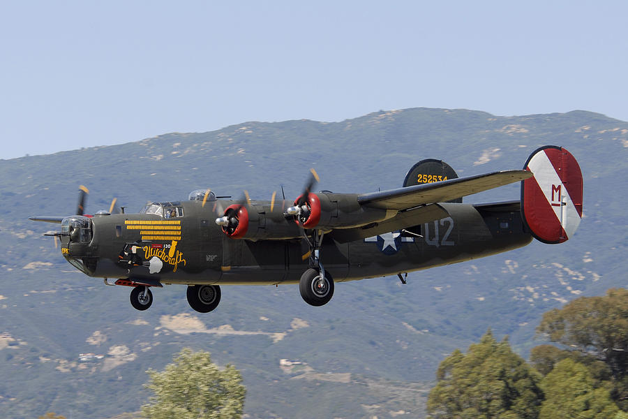 Collings Foundation Consolidated B-24J Liberator Witchcraft Photograph by Brian Lockett
