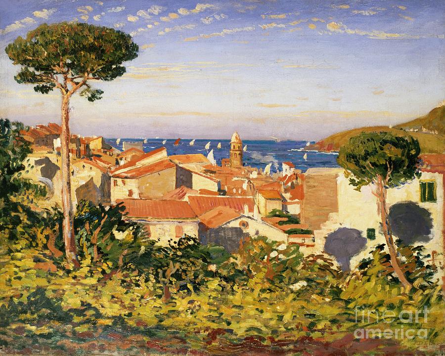 Summer Painting - Collioure by James Dickson Innes