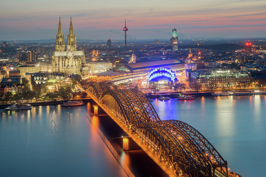 Cologne, Germany. Image of Cologne with Cologne Cathedral during ...