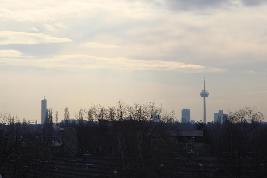 Skyline Photograph - Cologne Skyline  by Michael Paszek