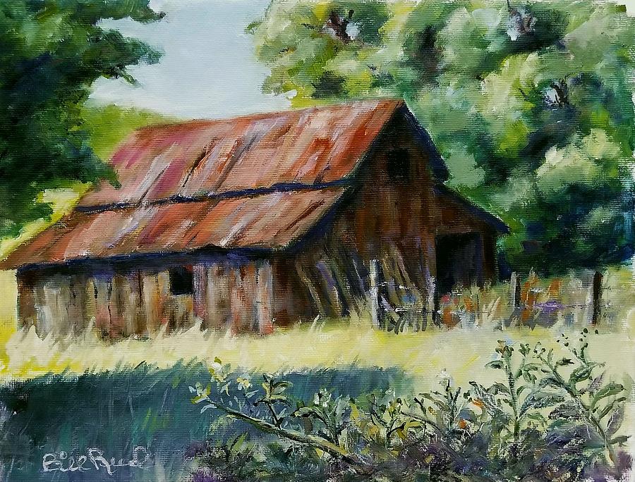 Coloma Barn Painting by William Reed