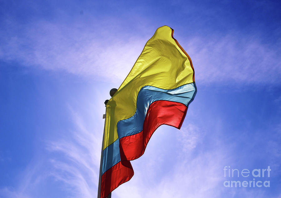 Colombian Flag Photograph