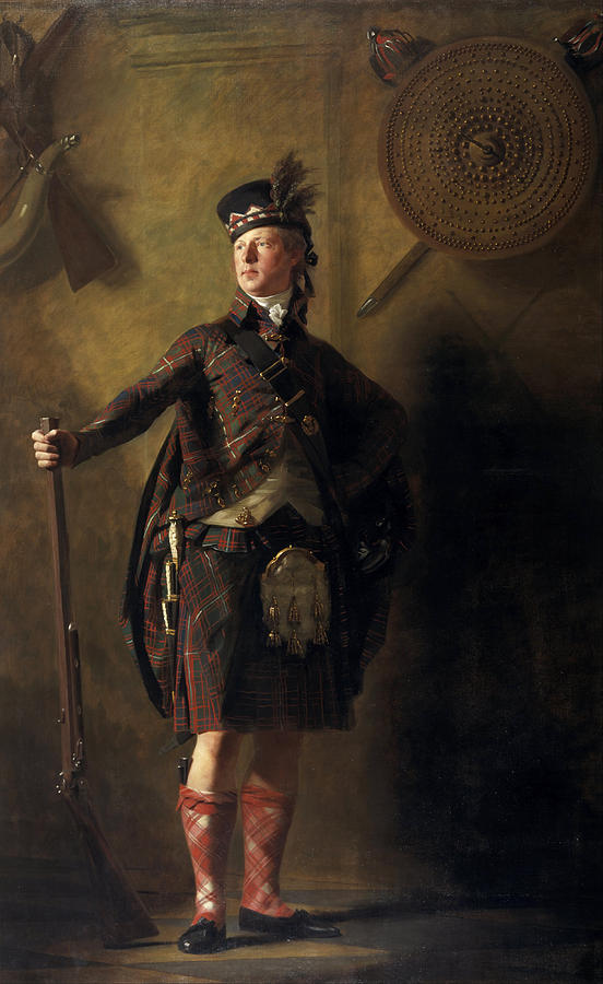 Colonel Alastair Ranaldson Macdonell of Glengarry Painting by Henry Raeburn