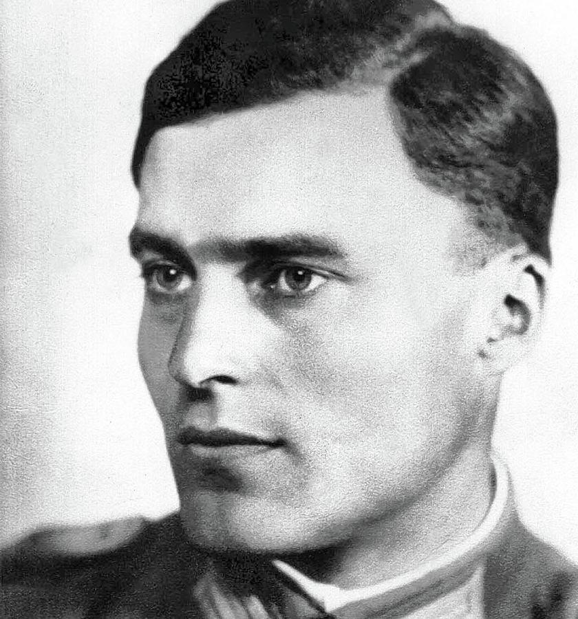 Colonel Claus von Stauffenberg photographer and date unknown Photograph by David Lee Guss