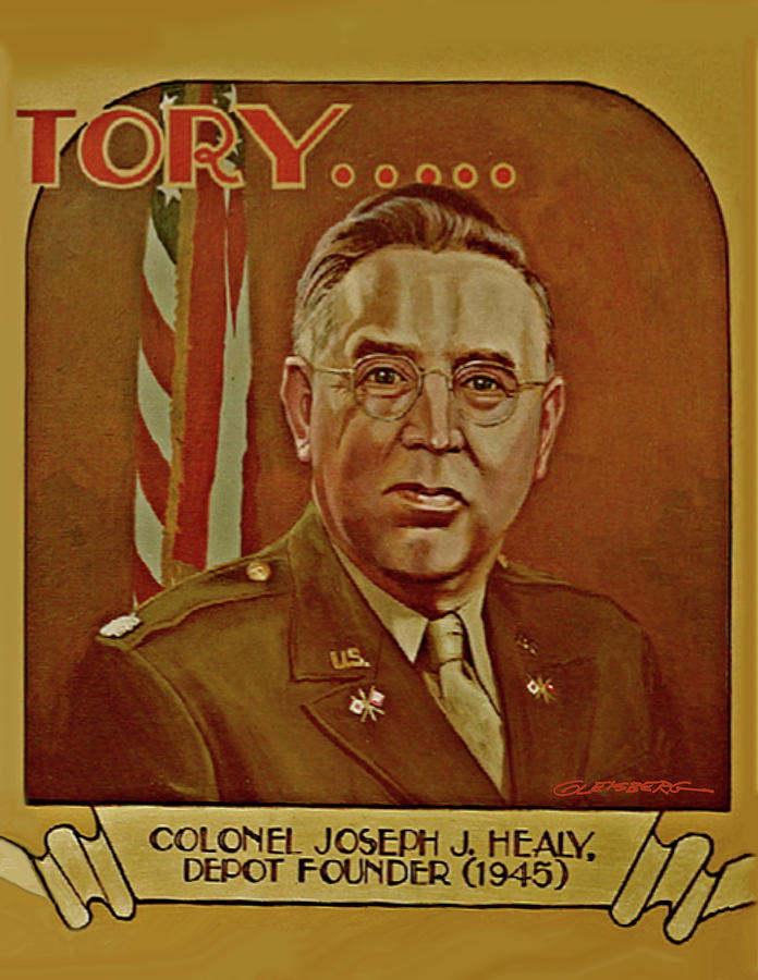 Colonel Joseph J. Healy Painting by Craig A Christiansen