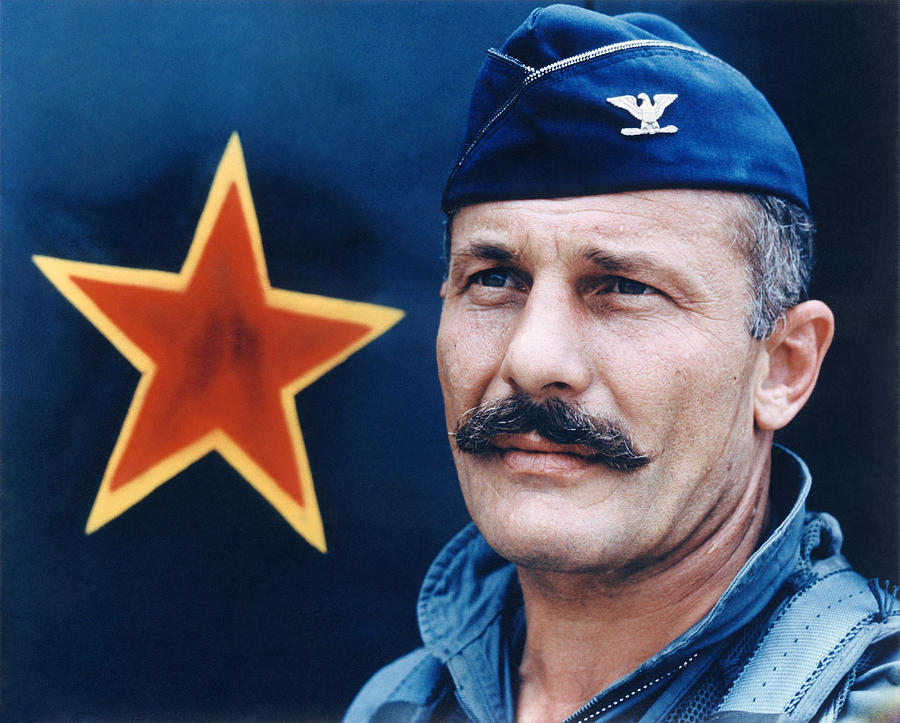 Colonel Robin Olds  Photograph by War Is Hell Store