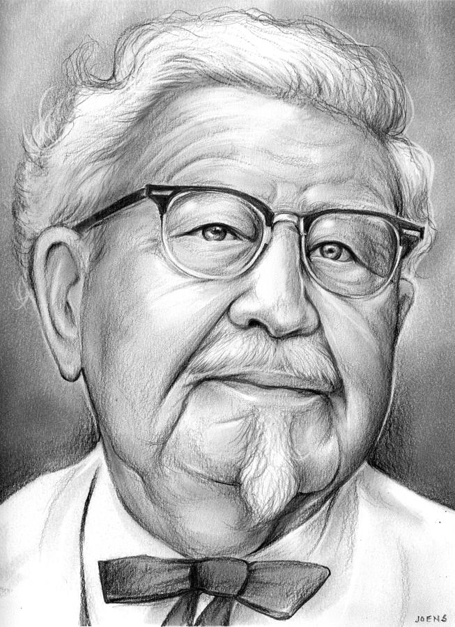 Colonel Sanders Drawing