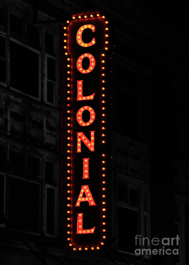 Colonial Theater - Laconia, N H Photograph by Mim White