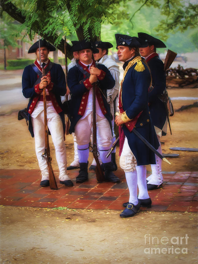 Colonial Army  ... Photograph by Chuck Caramella