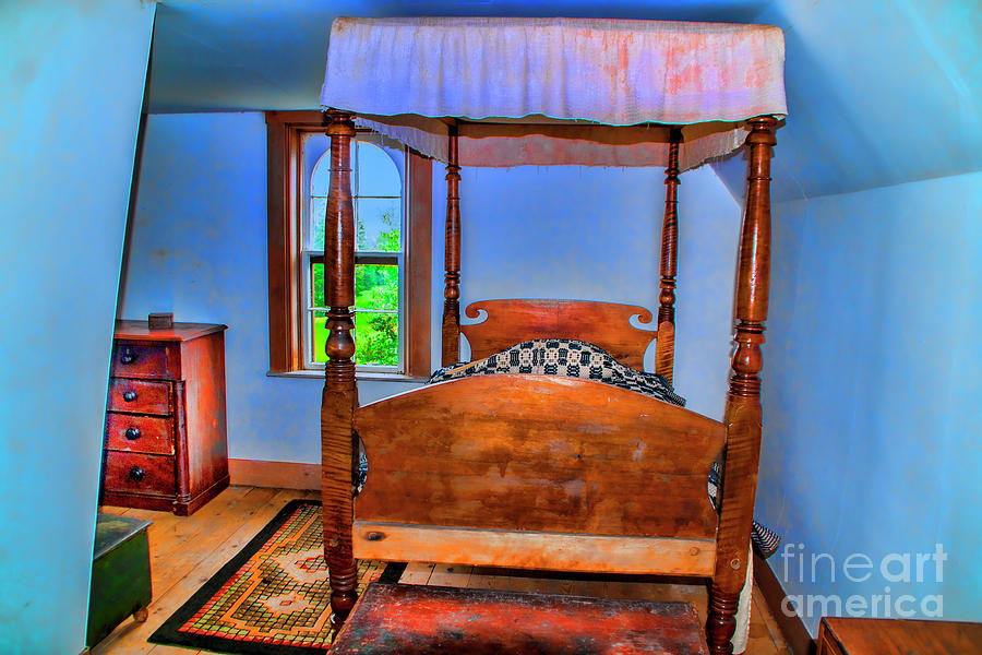 Colonial Bedroom Photograph by Rick Bragan