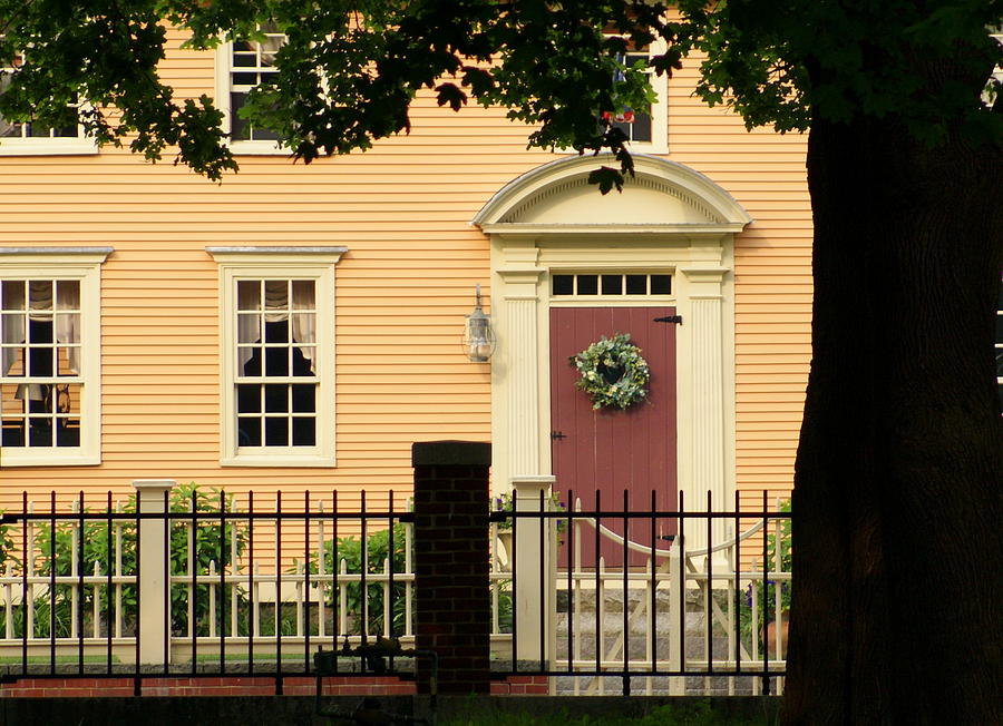 Colonial door Photograph by Lois Lepisto