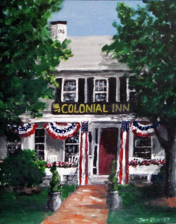 Colonial Inn Painting by Jack Skinner
