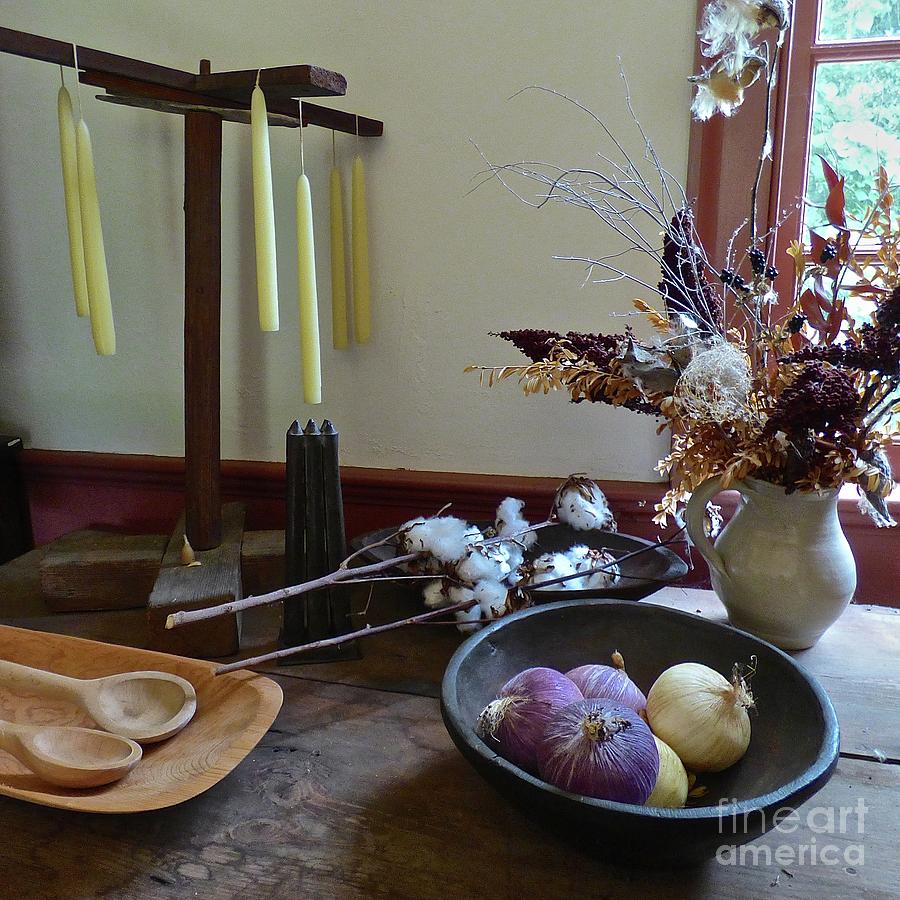Colonial Kitchen Still Life Photograph by Jean Wright