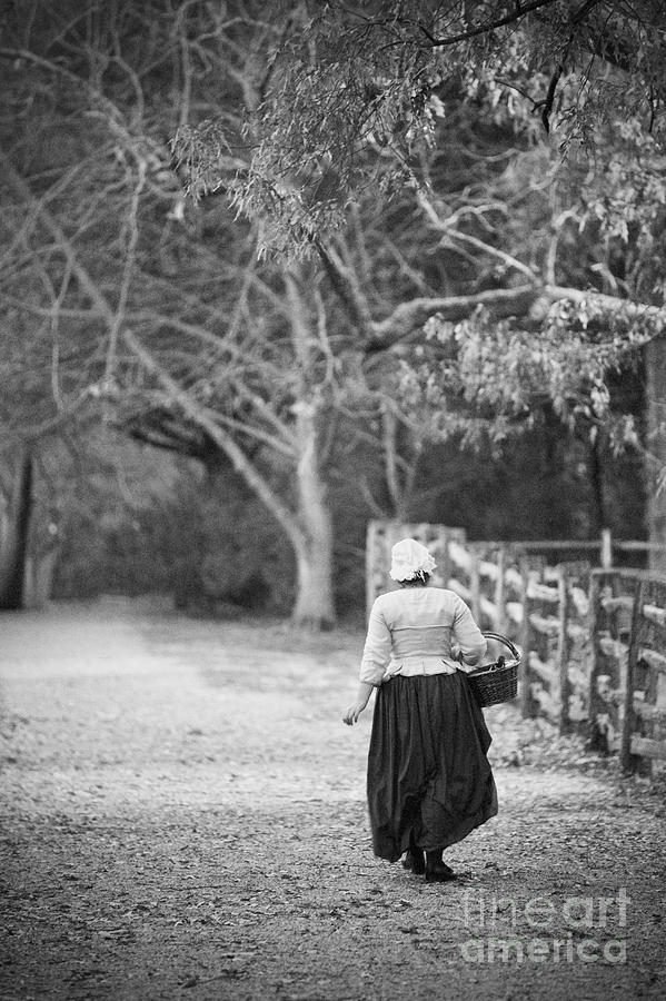 Colonial Lady in a Bonnet Photograph by Rachel Morrison