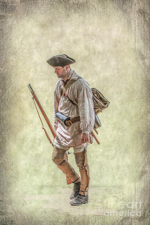 Colonial Militia Fort Pitt Bound Digital Art by Randy Steele