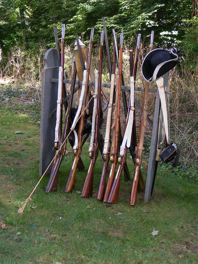 Colonial Muskets and Rifles Photograph by Margie Avellino