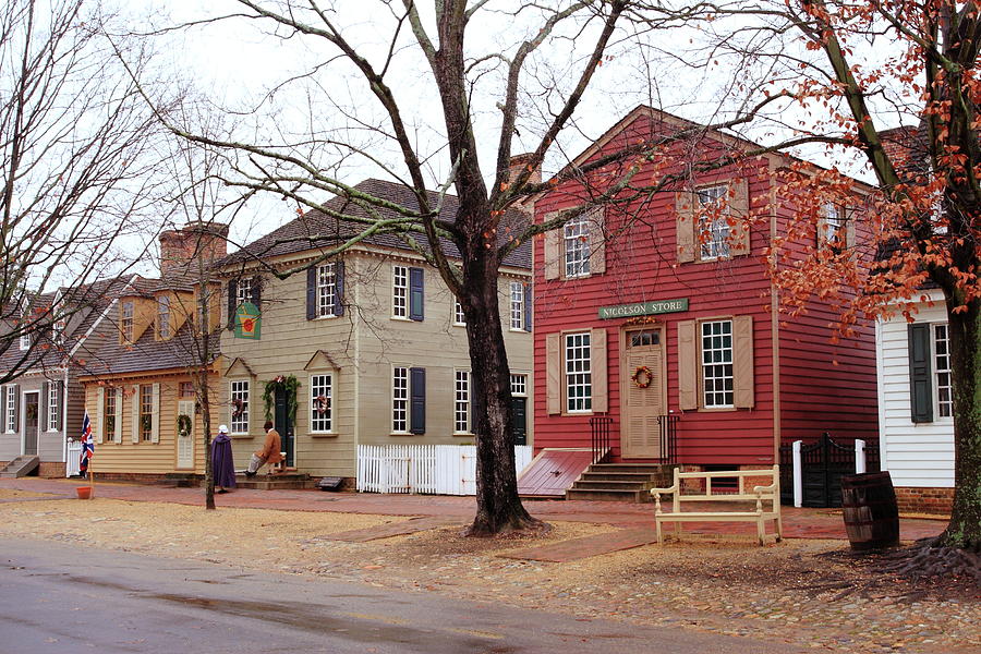 Colonial Shops Photograph by Lou Ford