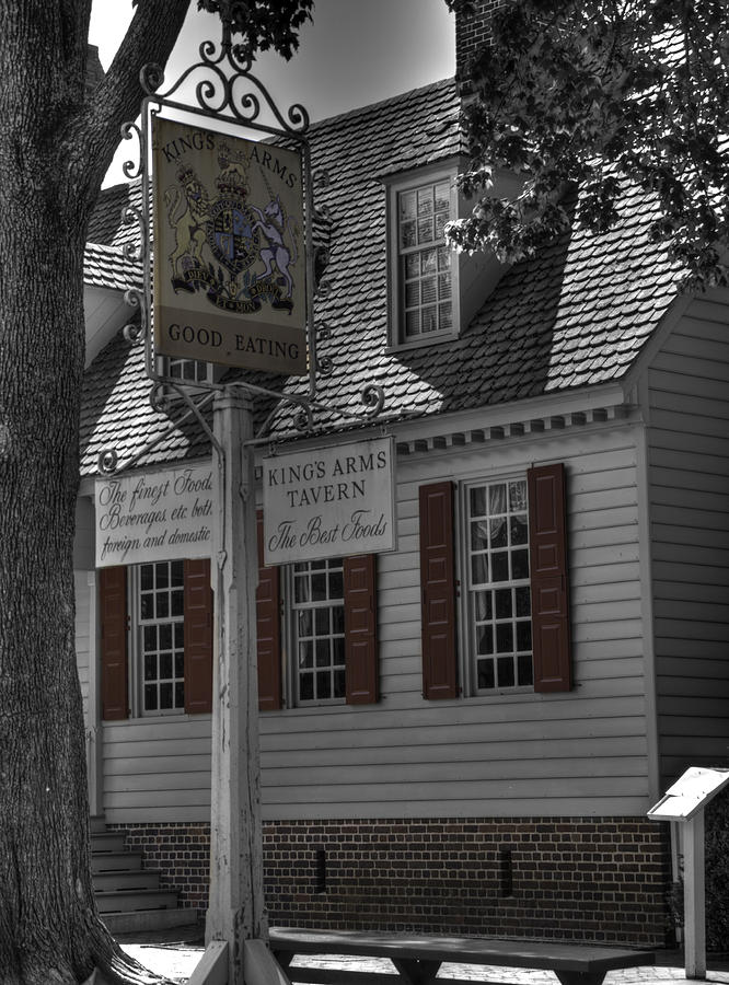 Architecture Photograph - Colonial Williamsburg  v5 by John Straton