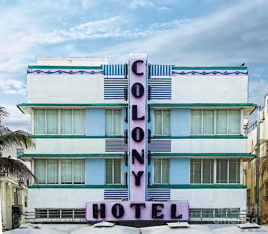 Colony Hotel - Miami Florida Photograph by Barbara McMahon