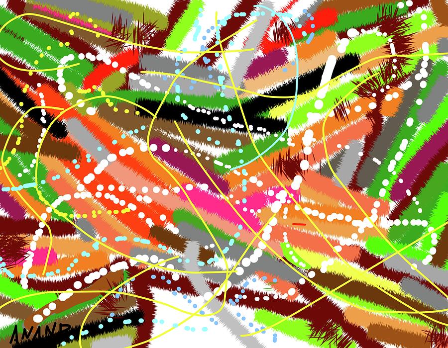 Color Abstraction-5 Digital Art by Anand Swaroop Manchiraju