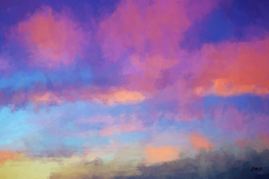 Color Abstraction XLVIII - Sunset Digital Art by David Gordon