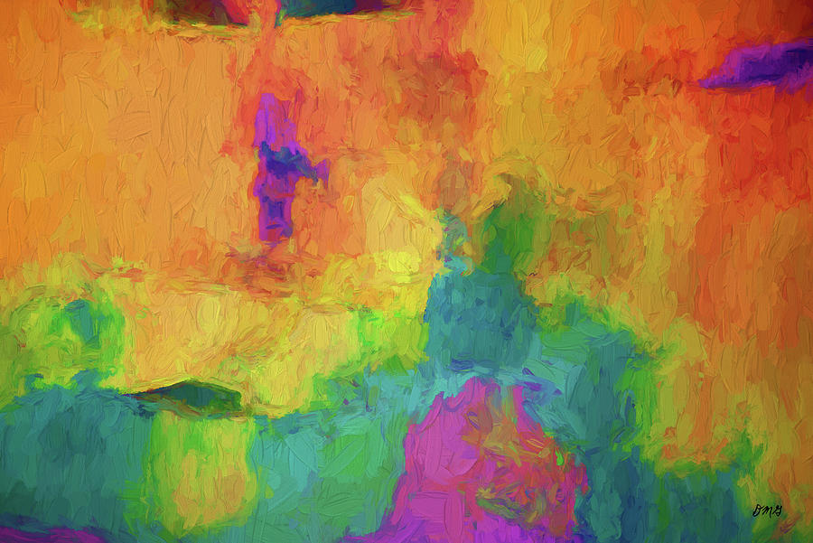Abstract Digital Art - Color Abstraction XXXIV by David Gordon