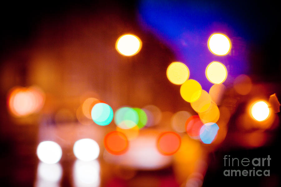 Color and bright Night Light  Photograph by Raimond Klavins