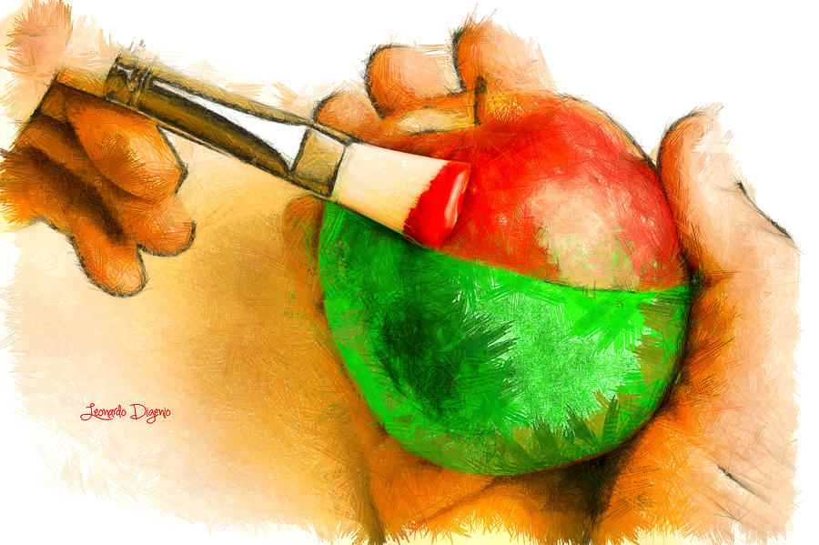 Color Apple Painting