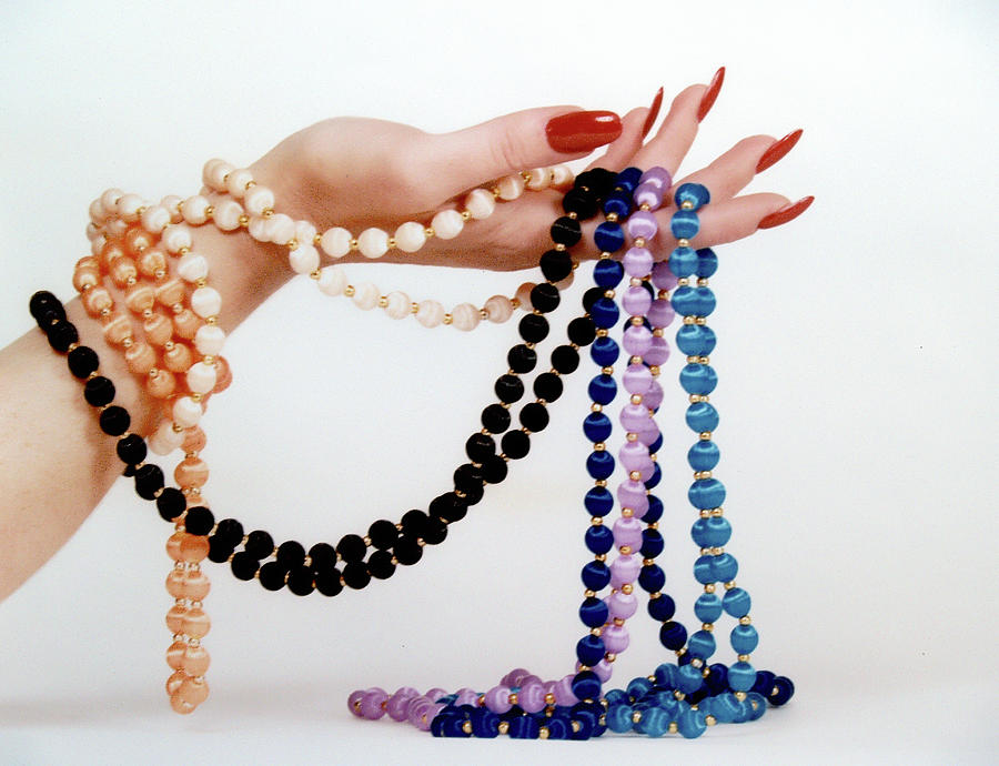 Color beads in Hand Digital Art by Gary De Capua