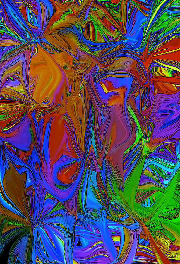 Color Blend 55b  Digital Art by Phillip Mossbarger