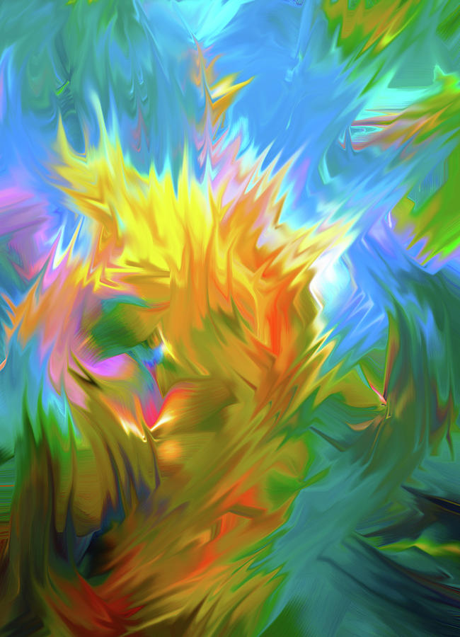 Color Blend J7 Digital Art by Phillip Mossbarger