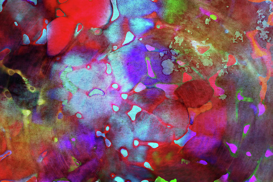Abstract Painting - Color Burst by Augenwerk Susann Serfezi