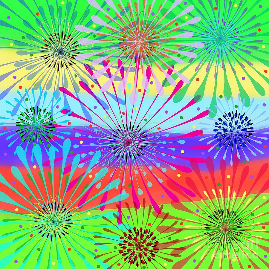 Color Cornucopia Digital Art by Diamante Lavendar
