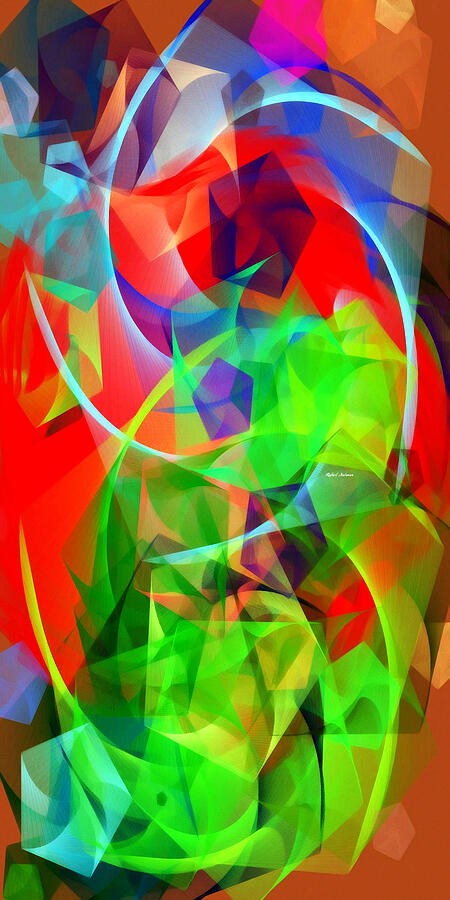 Color Dance 3720 Digital Art by Rafael Salazar