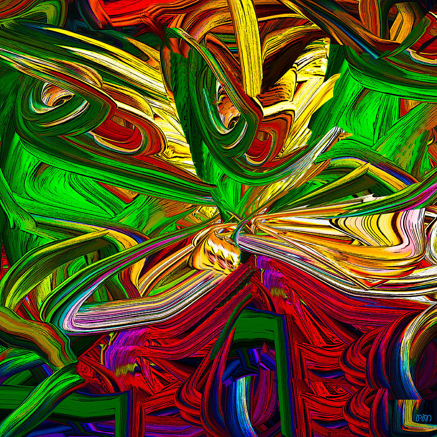 Color Flow 11 Digital Art by Phillip Mossbarger