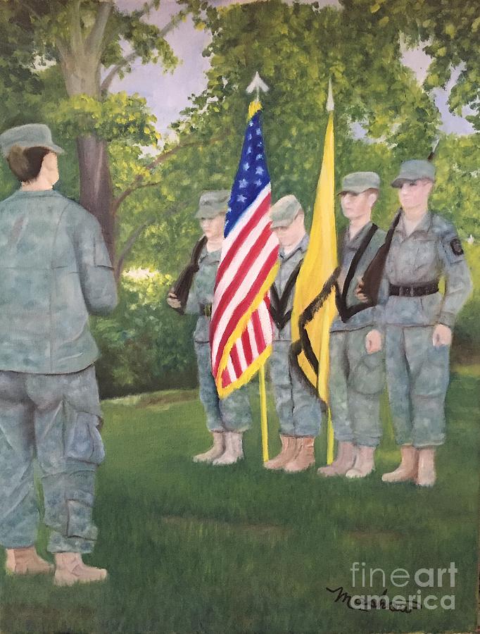Color Guard Painting by Sheila Mashaw