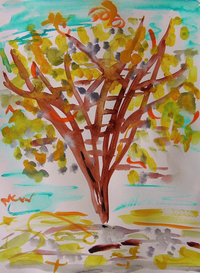 Color in Autumn Painting by Mary Carol Williams