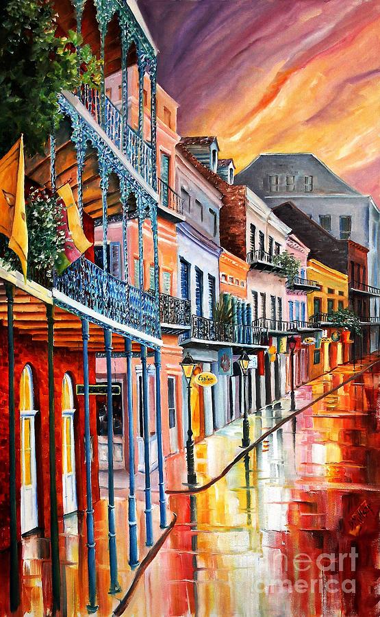 Color in the Quarter Painting by Diane Millsap