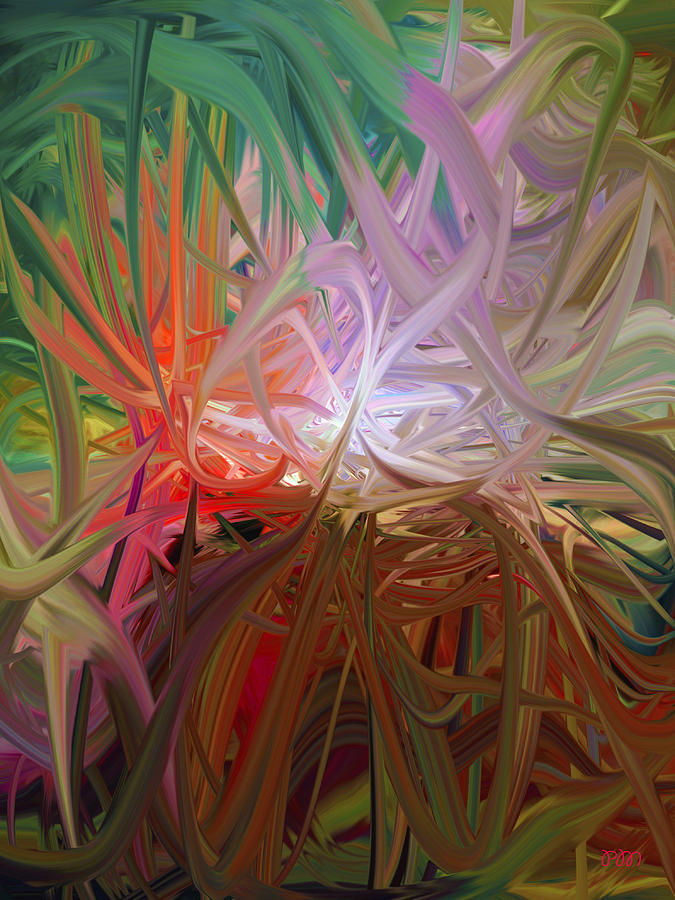 Color Jungle Digital Art by Phillip Mossbarger