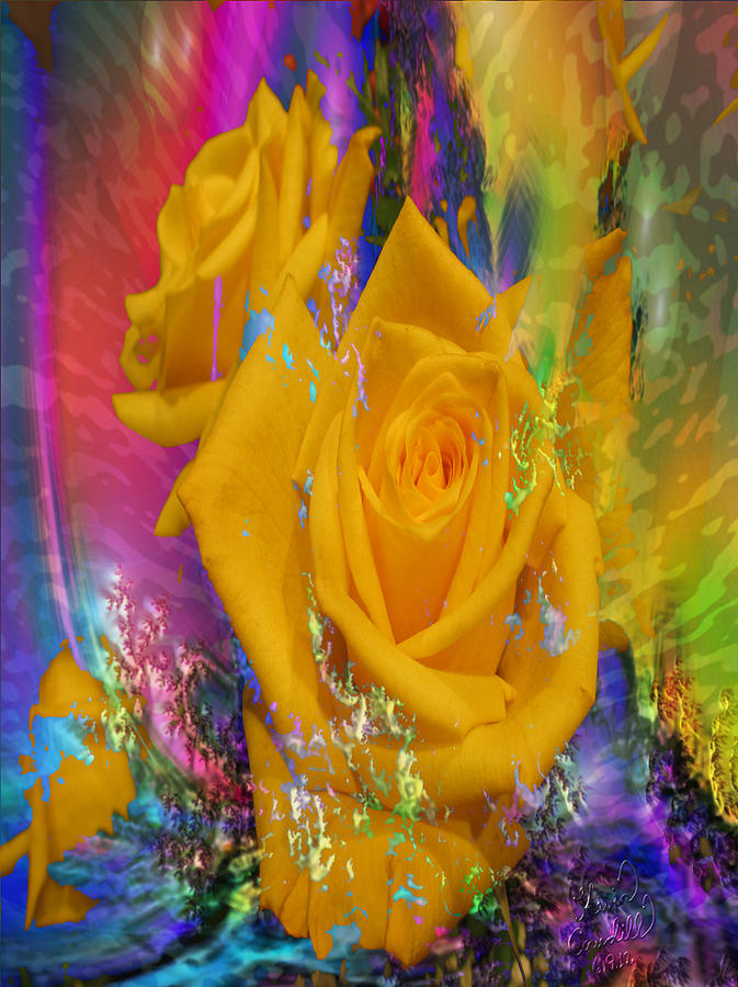 Color me with love Digital Art by Kevin Caudill