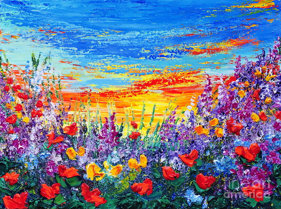 Sunset Painting - Color My World by Teresa Wegrzyn