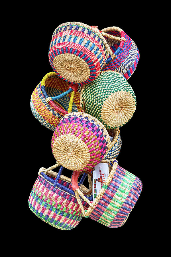 Color of Baskets Photograph by John Haldane